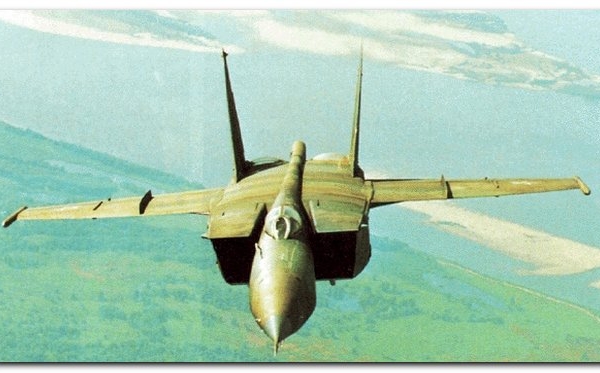 5.МИГ-25П В полёте.