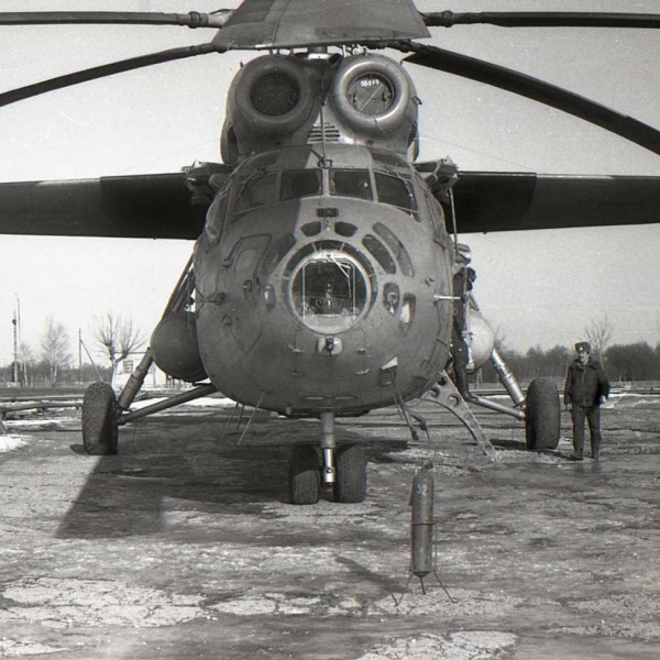 5.Ми-6А борт 52 65 овп аэродром Кобрин. 1970-е гг.