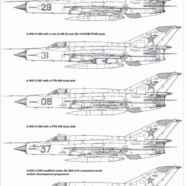 5.МиГ-21СМ. Схема.