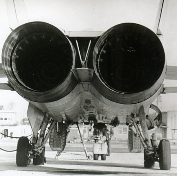 5.МиГ-31М. Вид сзади.