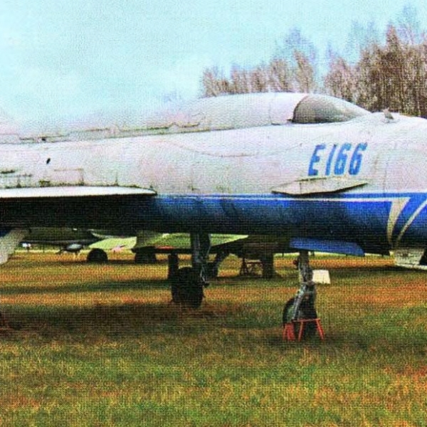 5а.Е-166 (Е-152М) в музее ВВС Монино.