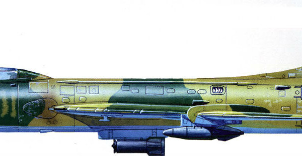 6.Су-7БМК ВВС Индии. Рисунок.