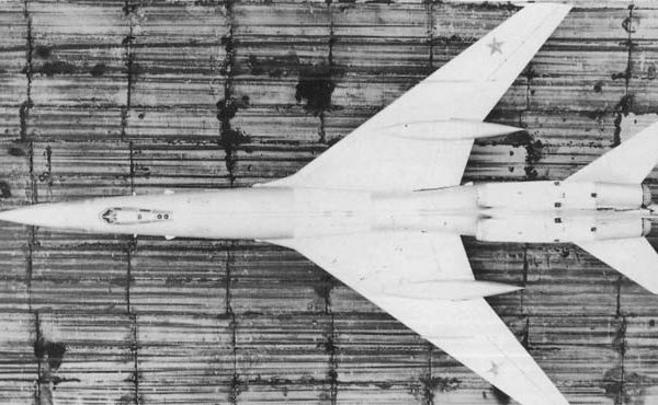 6.Ту-22ПД. Вид сверху.
