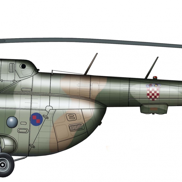 7.Ми-17 ВВС Хорватии. Рисунок.