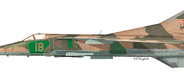 7.МиГ-27К ВВС СССР. Рисунок.