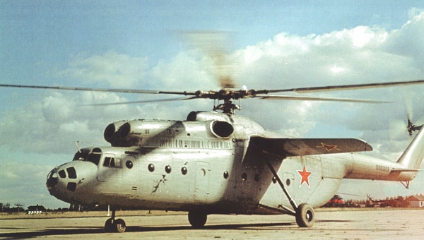 7.Третий летный экземпляр Ми-6 с двигателями Д-25В.