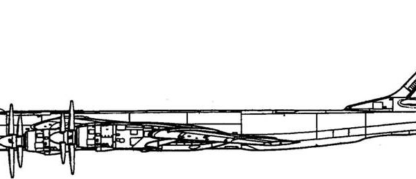 7.Ту-95Н. Схема.