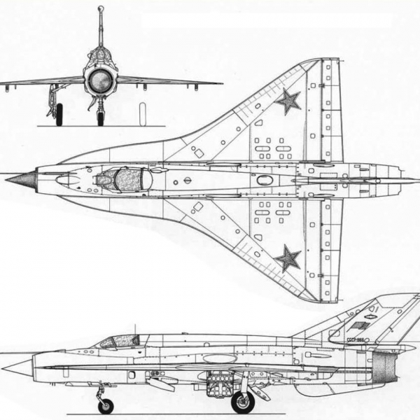 8.МиГ-21И-2. Схема 2.