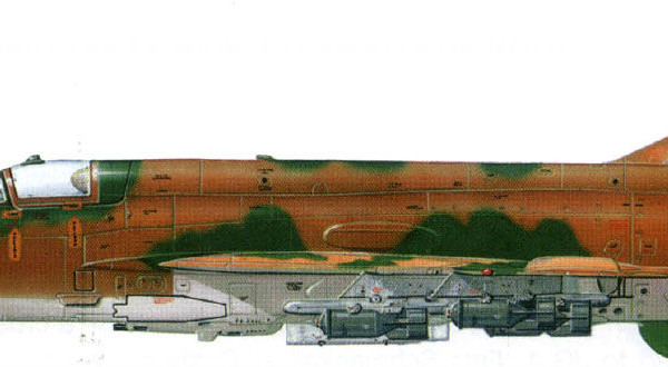 8а.МиГ-21МФ ВВС ГДР. Рисунок