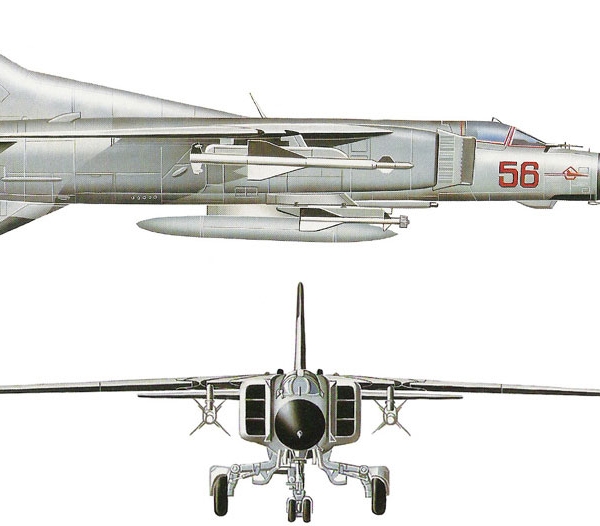 9.МиГ-23МФ ВВС СССР. Рисунок