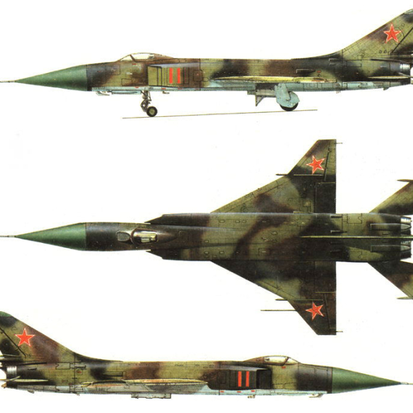 9.Проекции Су-15. Рисунок.