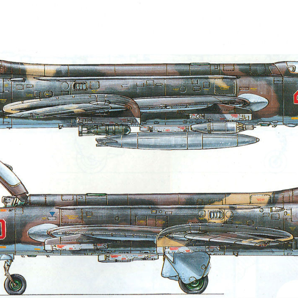 9.Проекции Су-17. Рисунок 1.