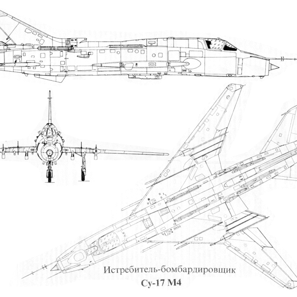 9.Су-17М4. Схема.