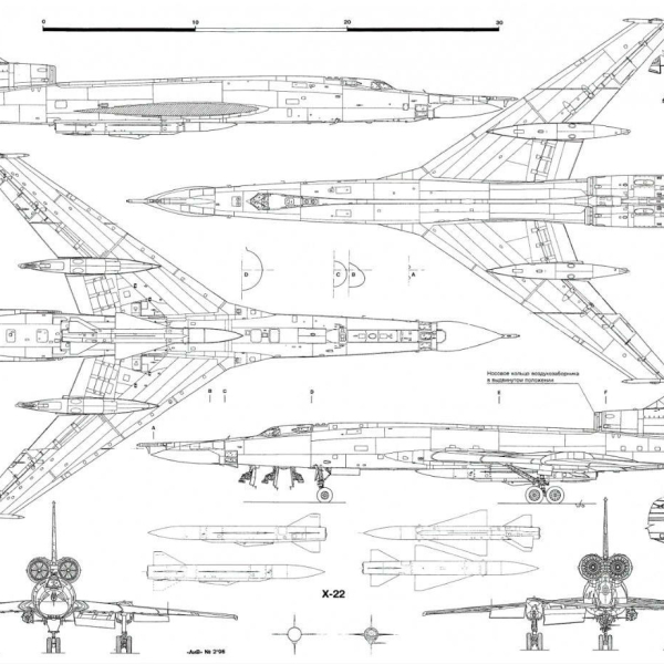 9.Ту-22КД. Схема 1.
