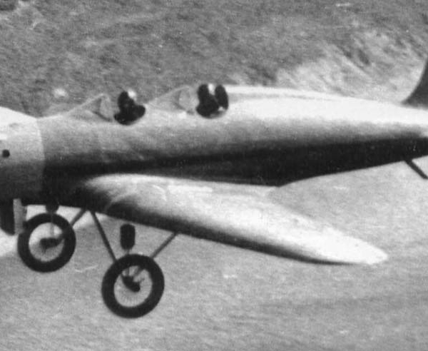Самолет КСМ-1 с двигателем ГАЗ-авиа.