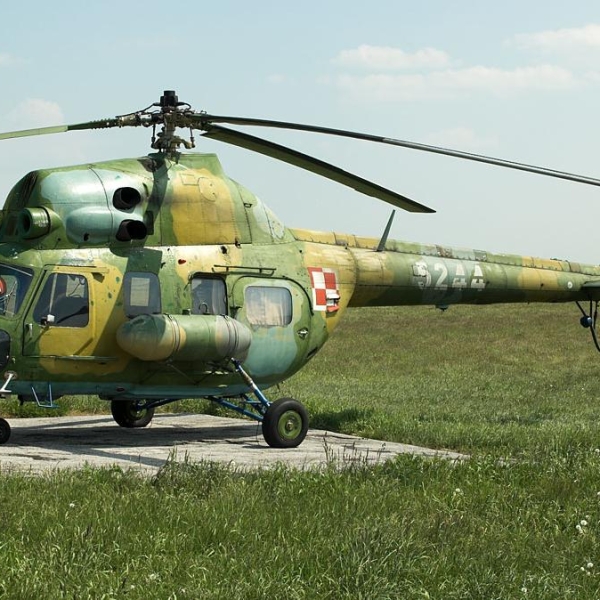 1.Ми-2Д ВВС ПНР на стоянке.