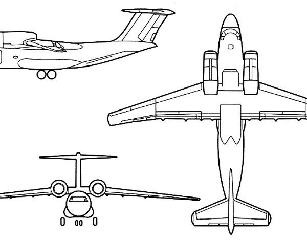 10.Ан-72П. Схема.