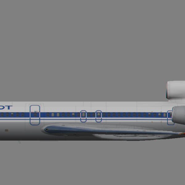 10.Ту-154Б. Рисунок.
