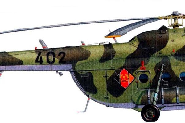 11.Ми-9 (Ми-8ИВ) ВВС ГДР. Рисунок.
