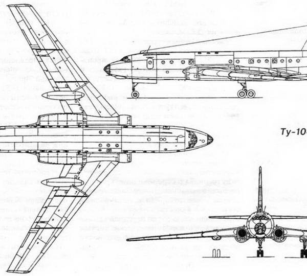 11.Ту-104А. Схема.