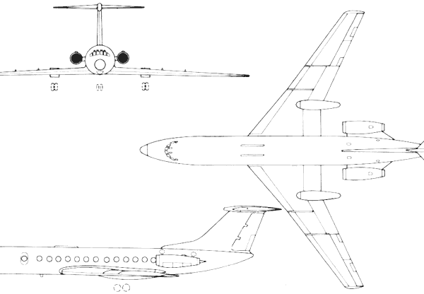 14.Ту-134. Схема 1.