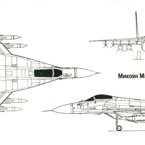 15.МиГ-29К. Схема 2.