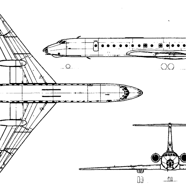 16.Ту-134А. Схема 2.