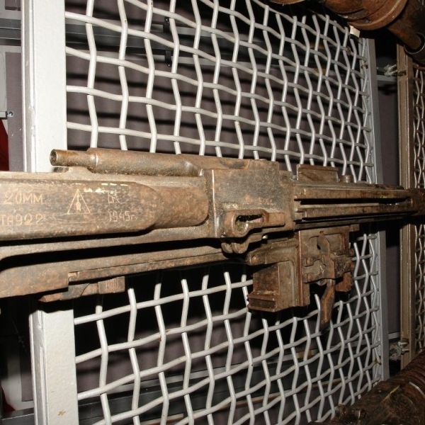 2.Авиационная пушка Б-20. Музея боевой славы Саратова.