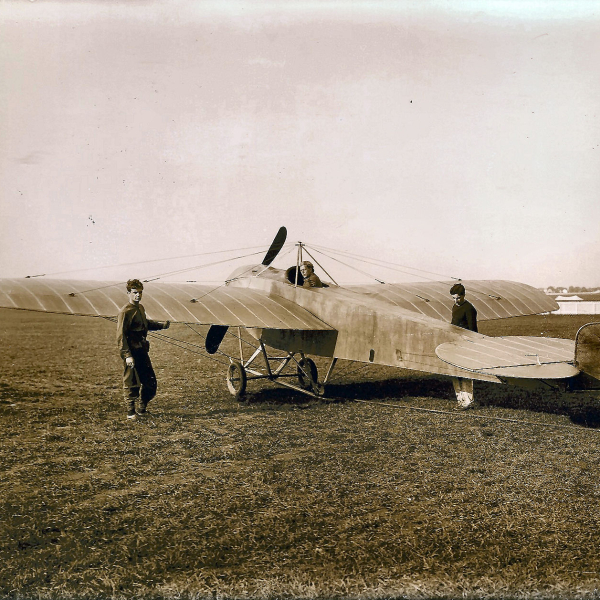 2.Nieuport.IV. По всей видимости один из участников перелета С-Пб - Москва 1912 г.
