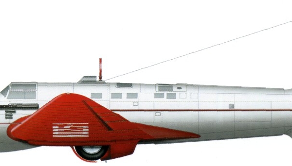 28.АНТ-25-1 экипажа М.М.Громова. Рисунок.