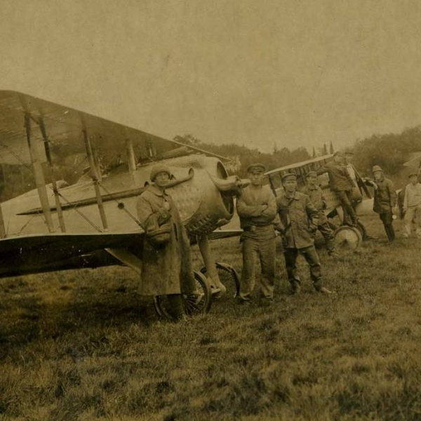 2д.SPAD.VII из состава РККВФ на Петергофском аэродроме. 1922 г.