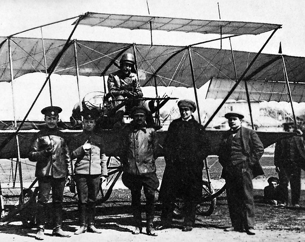 3.Farman F.VII Московской военной авиашколы. 1913 г.