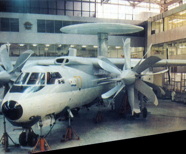 3.Полноразмерный макет самолета ДРЛОиУ Як-44Э.