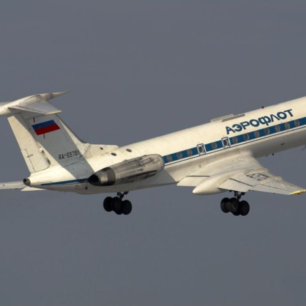 3.Ту-134А на взлете.