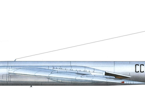 3.Ту-16Г Аэрофлота. Рисунок.