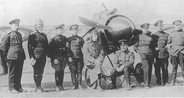 3а.Русские пилоты у Morane-Saulnier N.
