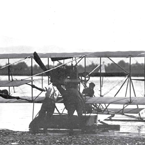 4.Curtiss Model D вариант гидросамолета. 2