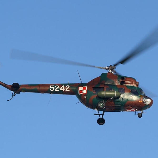 4.Ми-2Д ВВС ПНР в полете.
