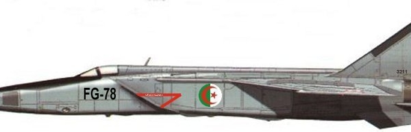 6.МиГ-25РБ ВВС Алжира. Рисунок.