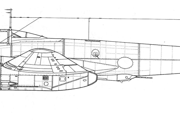 6.Пе-2Р на базе первых серий. Схема.