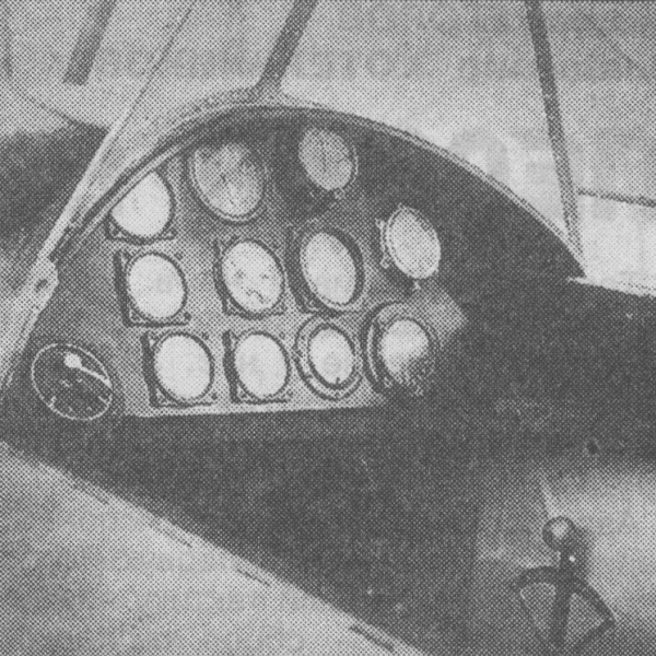 6.Приборная панель самолета РВ-23.