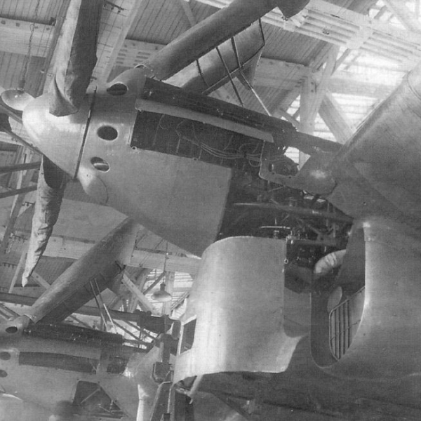 6а.Двигатель М-34РН (внешний) на самолете ДБ-А.
