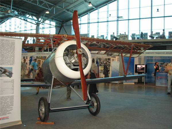 7.Nieuport N.17bis в авиамузее.