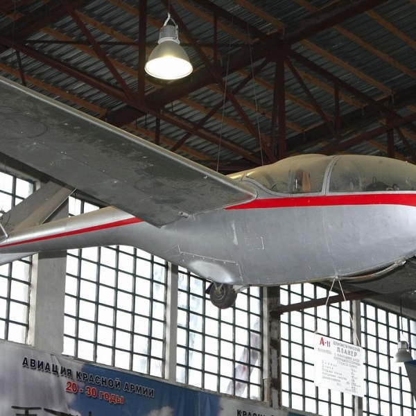 7б.Планер А-11 в музее ВВС Монино.
