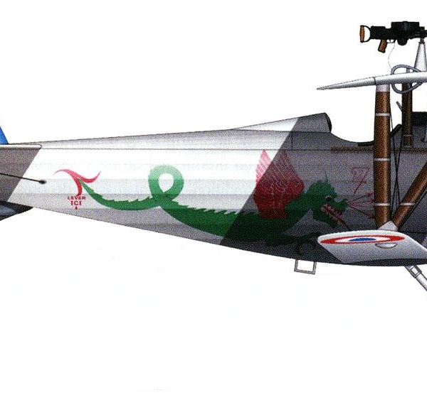 8.Nieuport N.24 ВВС Франции. Рисунок.
