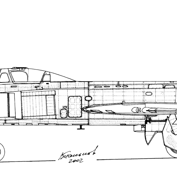 8.Су-15УТ. Схема.