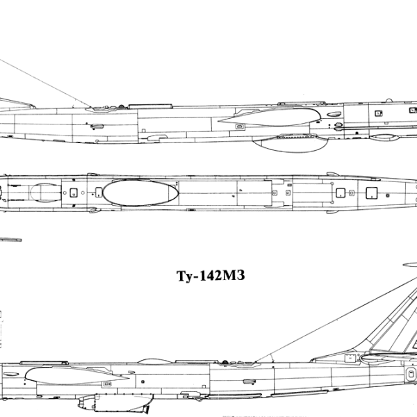 9.Ту-142М3. Схема.