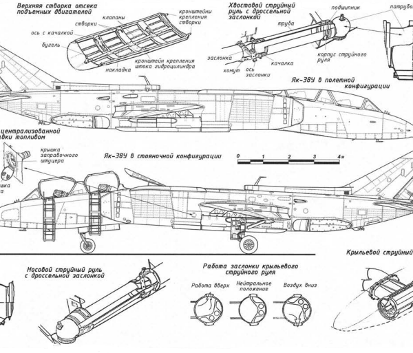9.Як-38У. Схема 1.