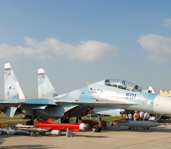 1.Первый Су-30МКК борт № 501 на МАКС-2007.