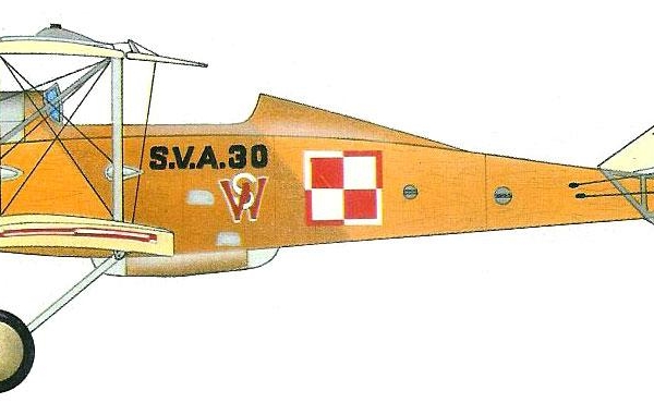12.Ansaldo SVA.10 ВВС Польши. Рисунок.